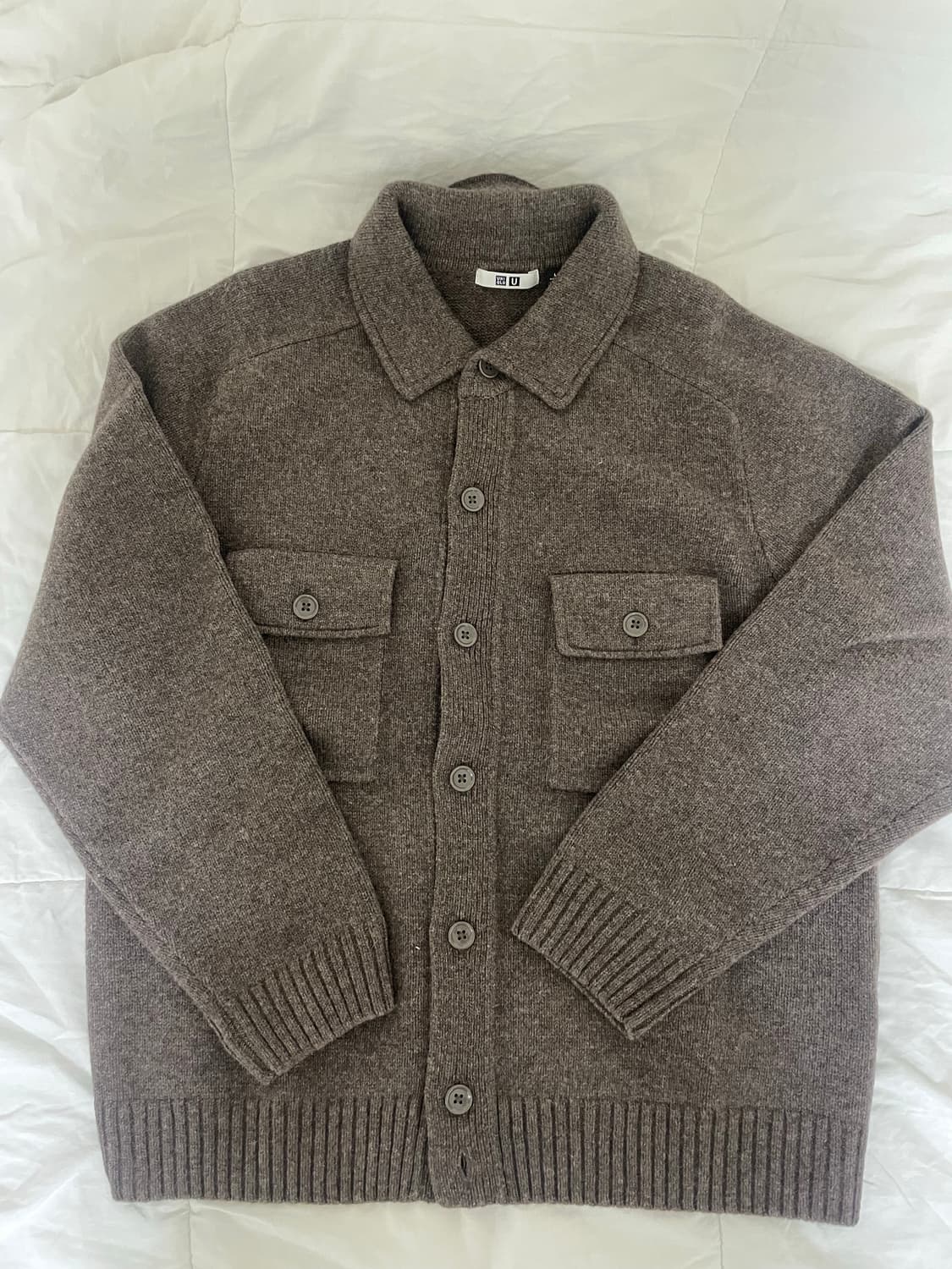 유니클로 U 램스울 니트 가디건 자켓 상품이미지1