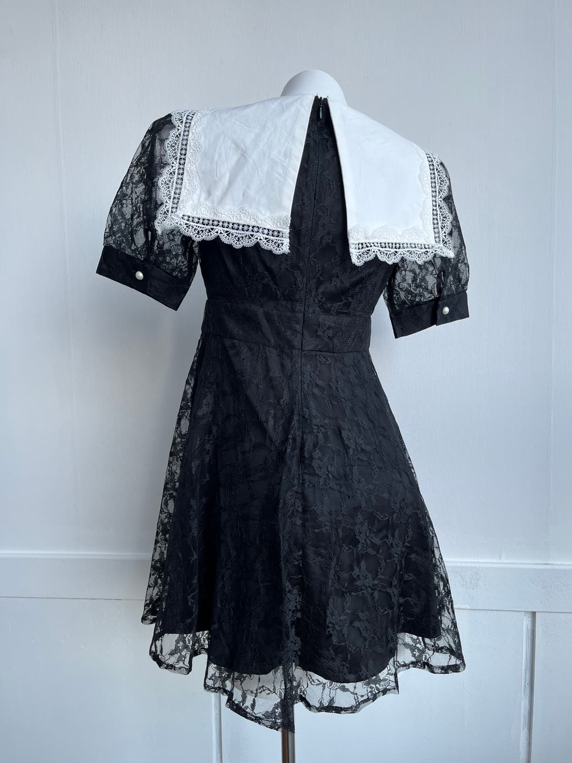 BUBBLES 레이스 카라 원피스 상품이미지4