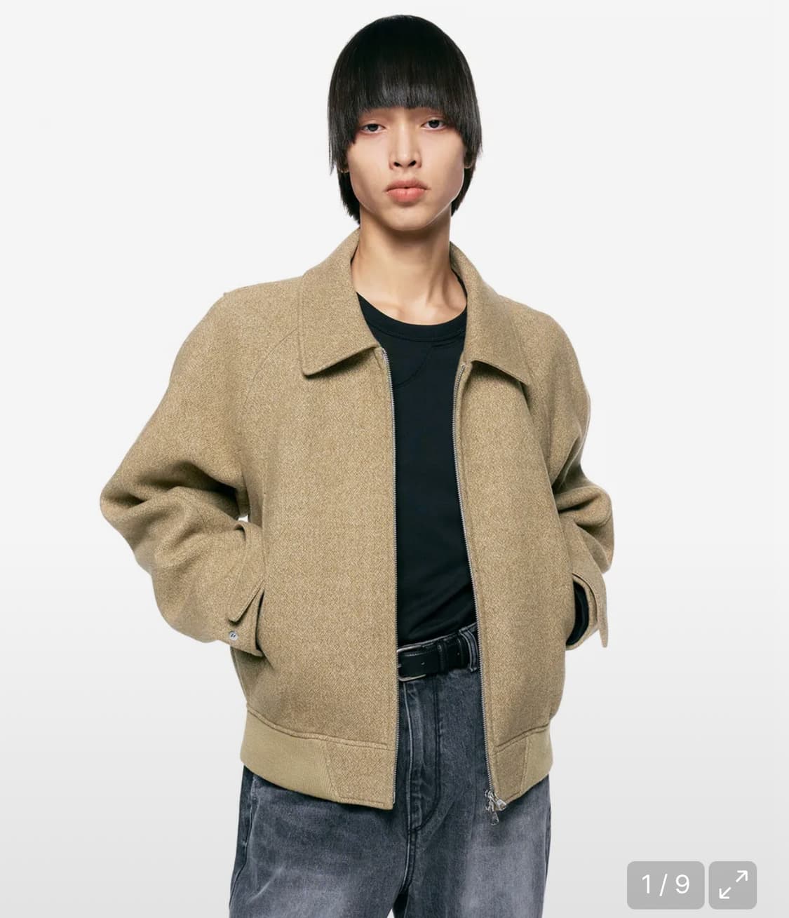 인사일런스 울 블루종 상품이미지1