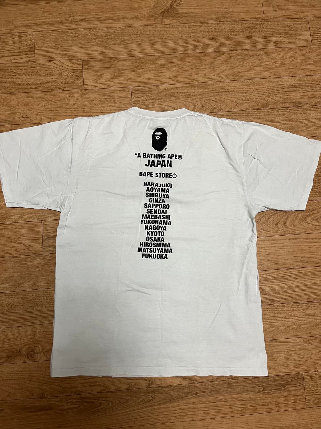 베이프 반팔 티셔츠 상품이미지2