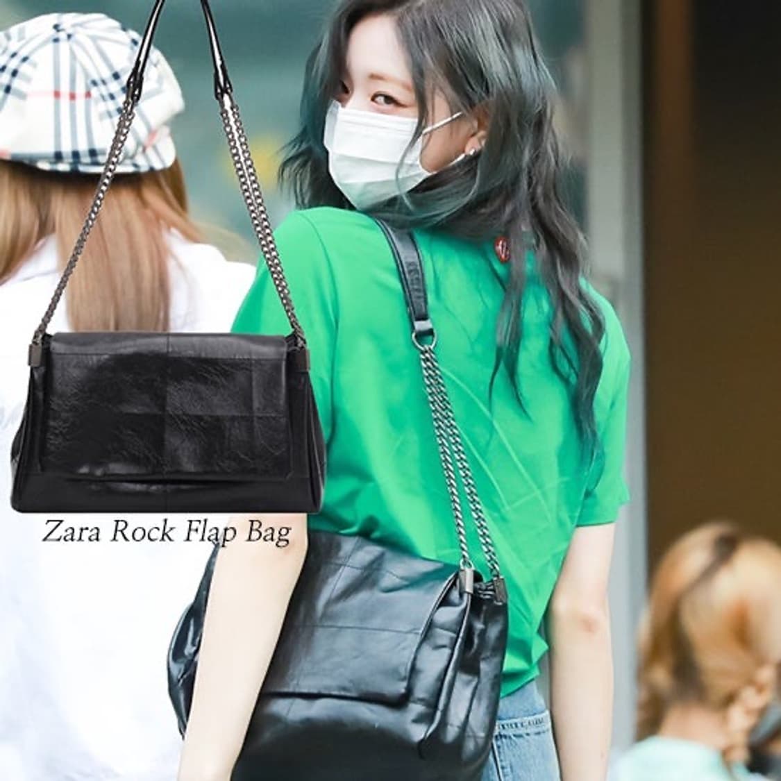 ZARA 자라 ITZY 잇지 유나백 여성 숄더백 블랙 상품이미지1