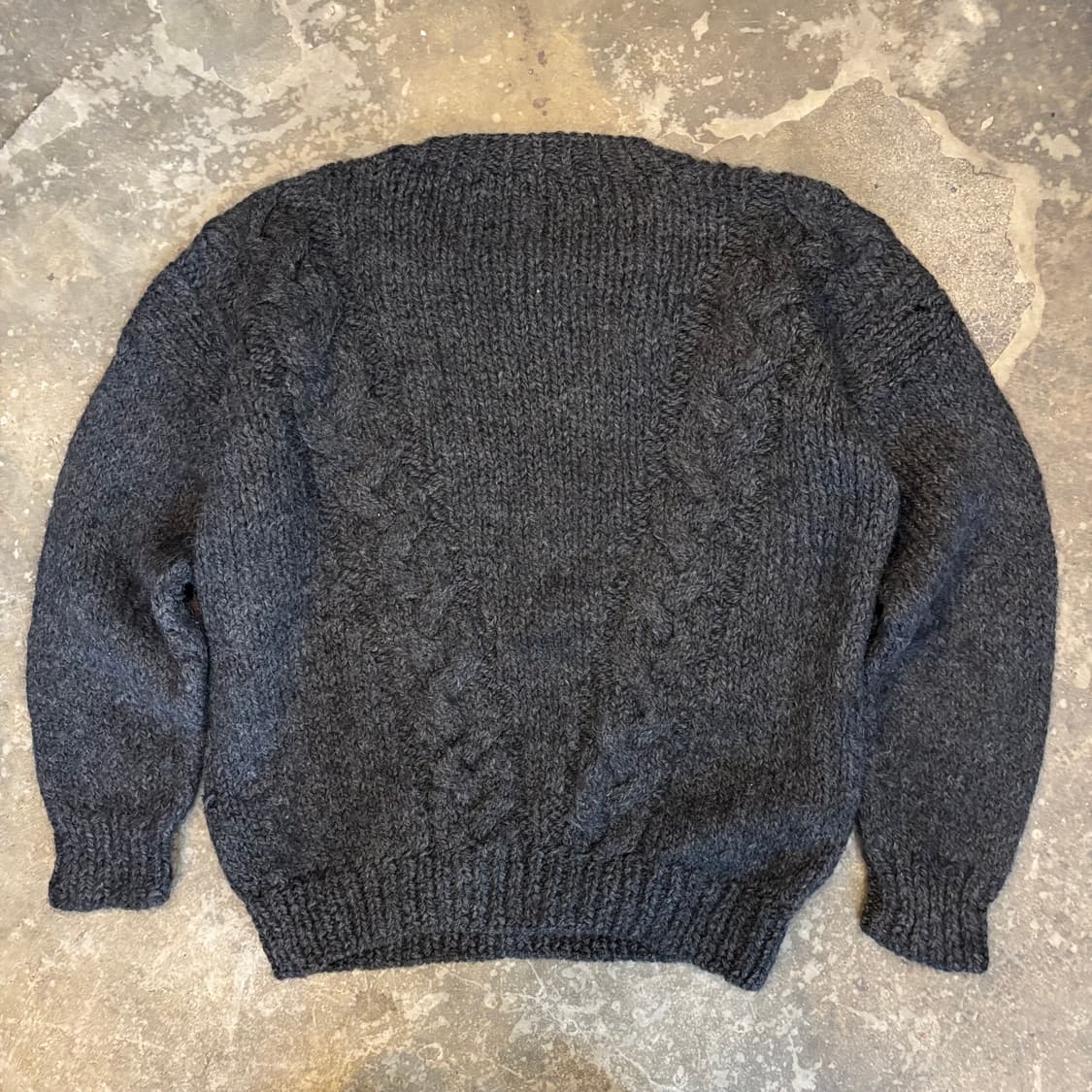 올드 케이블 울 스웨터 상품이미지2