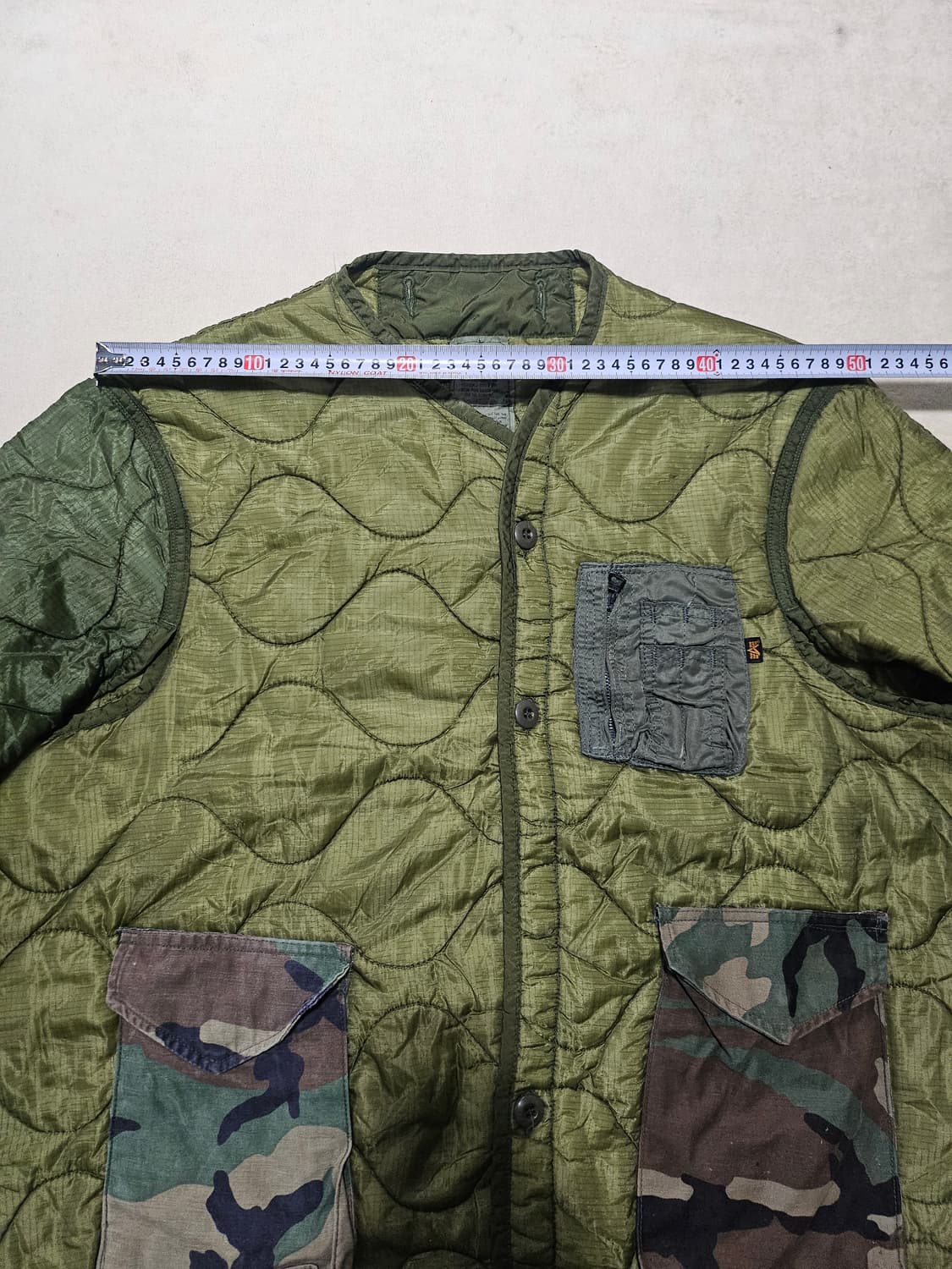 미군오리지날 m65내피 커스텀 라지 상품이미지4