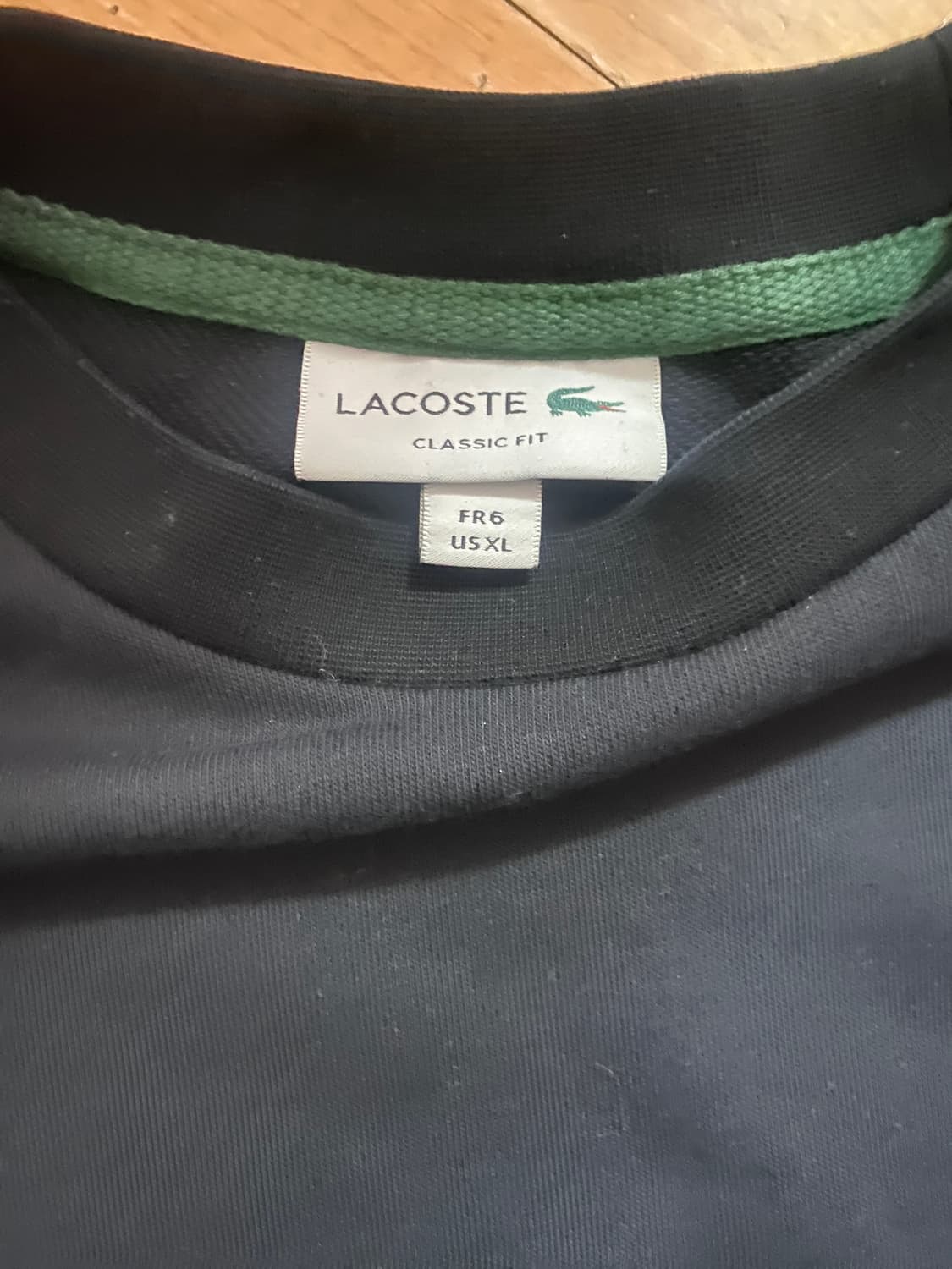 라코스테 블랙 맨투맨 US XL (105) 상품이미지3