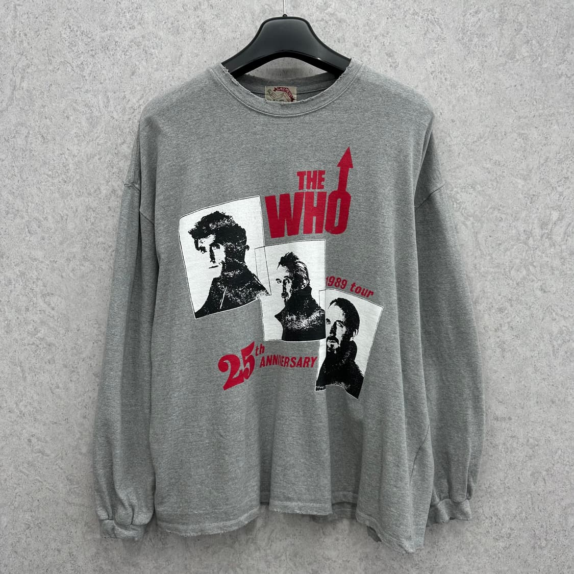 Free 더후 The Who 90‘s 1989tour 25th 긴팔 티셔 상품이미지1