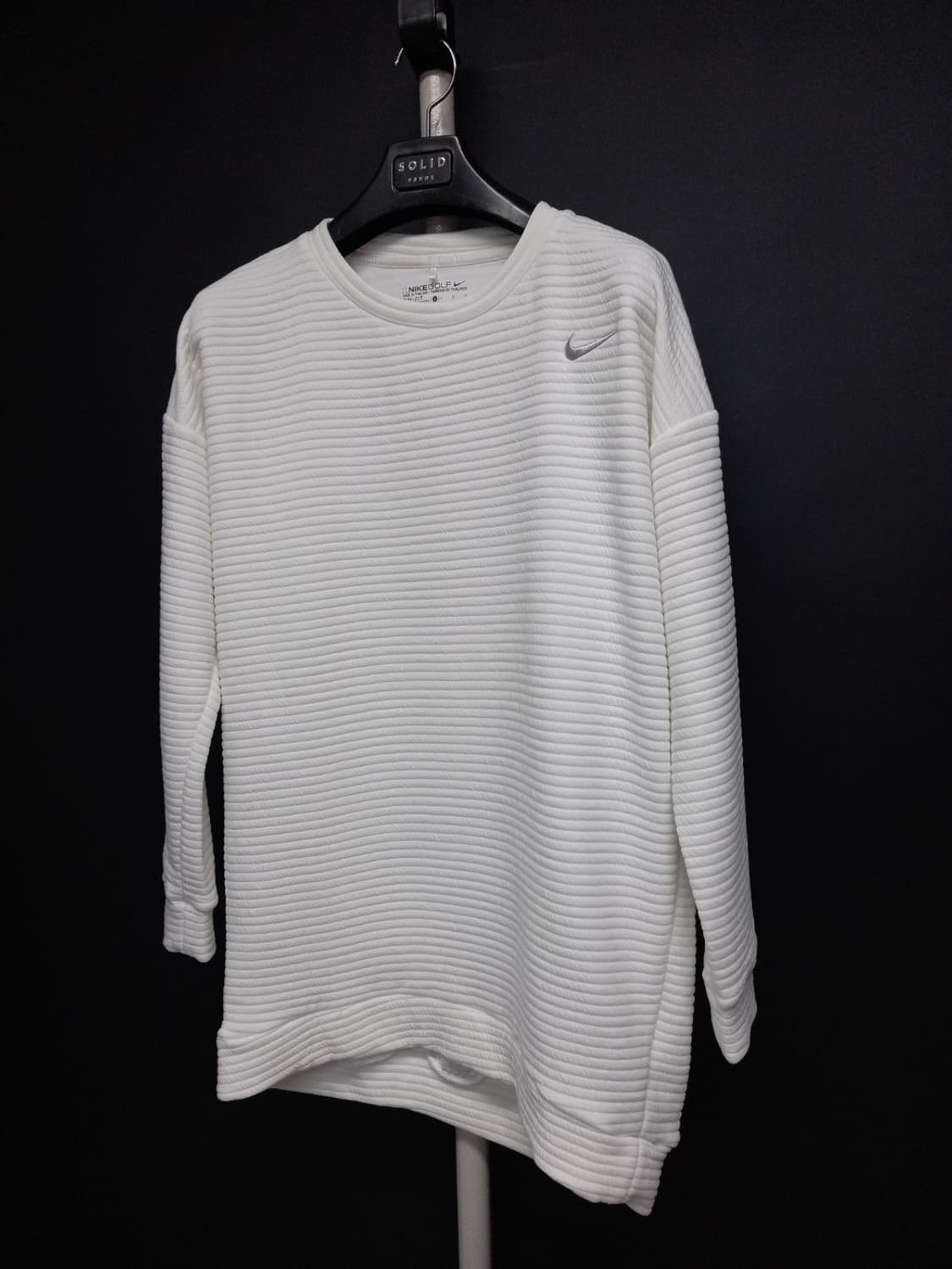 새 나이키 골프 춘추동 남성 엠보 티셔츠 100.105 상품이미지3
