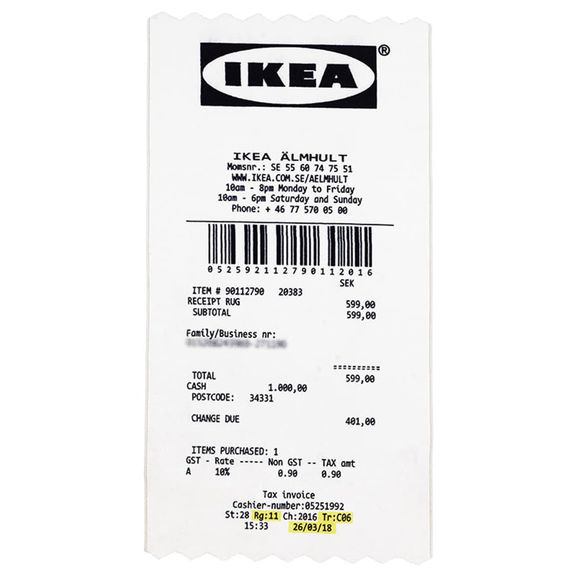 Ikea X virgil abloh rug 상품이미지1