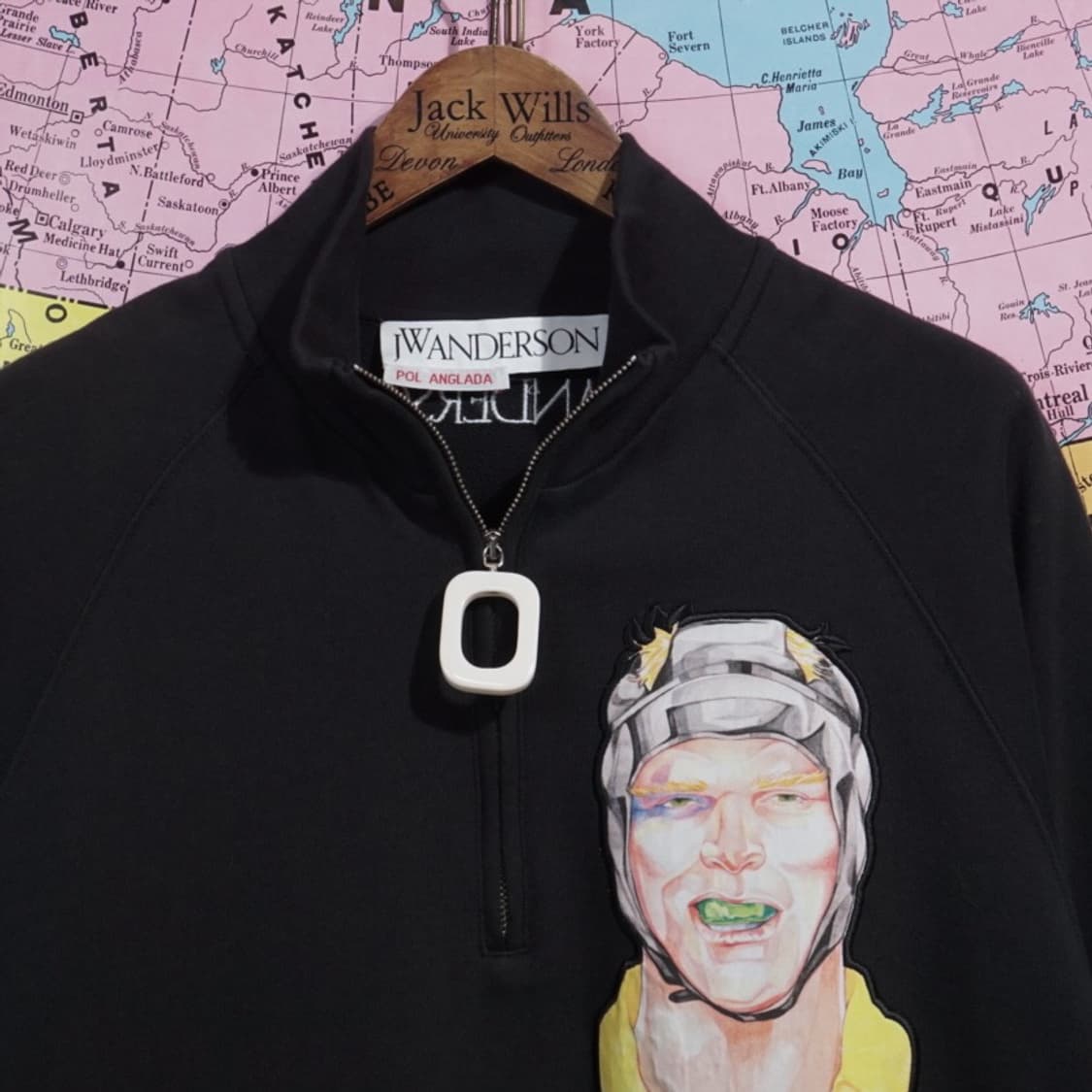 JW앤더슨 럭비 하프집업 스웻셔츠 상품이미지4