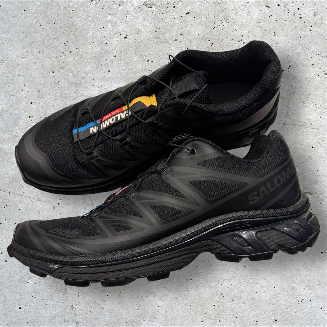 [275] 살로몬 XT-6 블랙 트레일 러닝화 상품이미지1