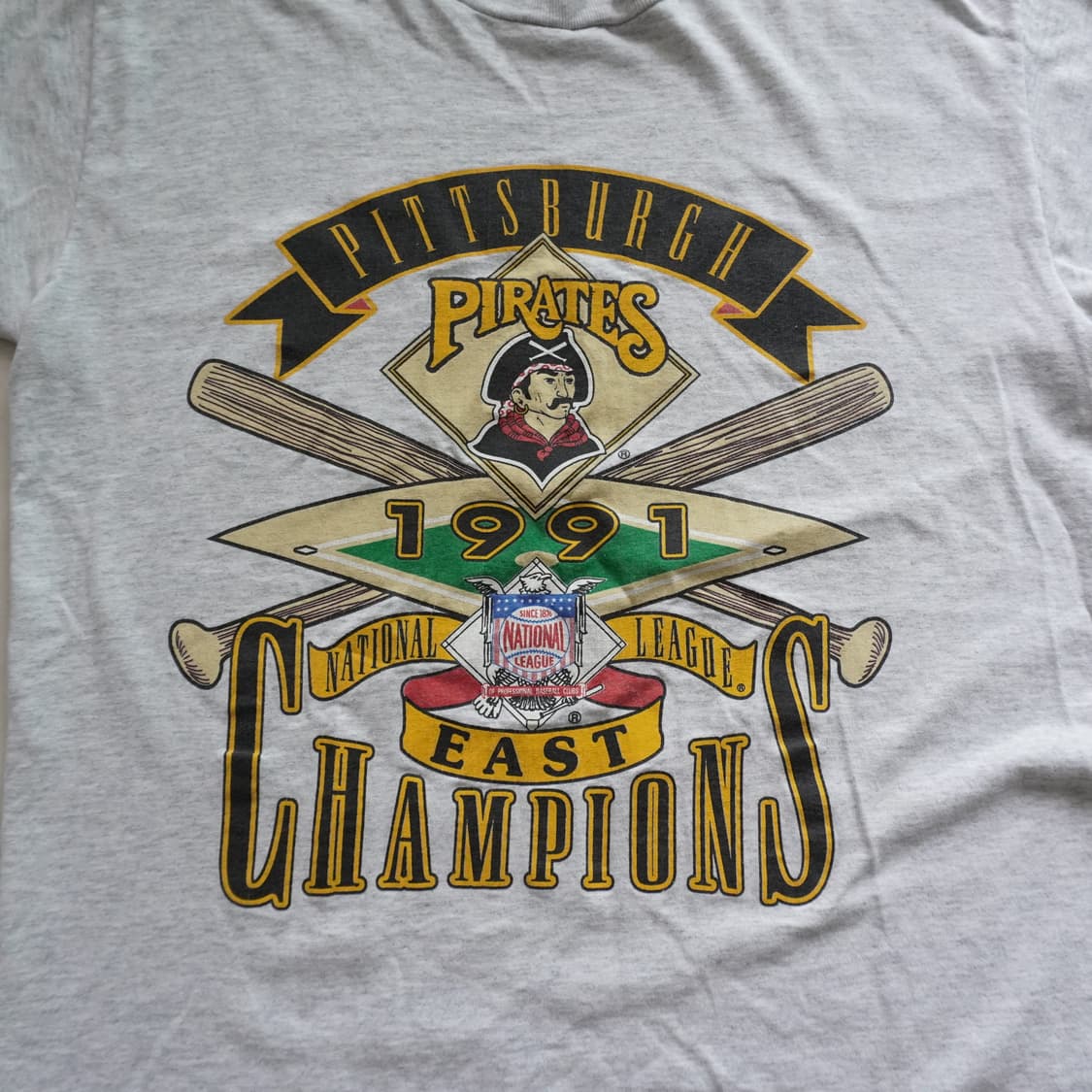 빈티지 90s 너트맥 MLB 피츠버그 파이레츠 티셔츠 XL 상품이미지2