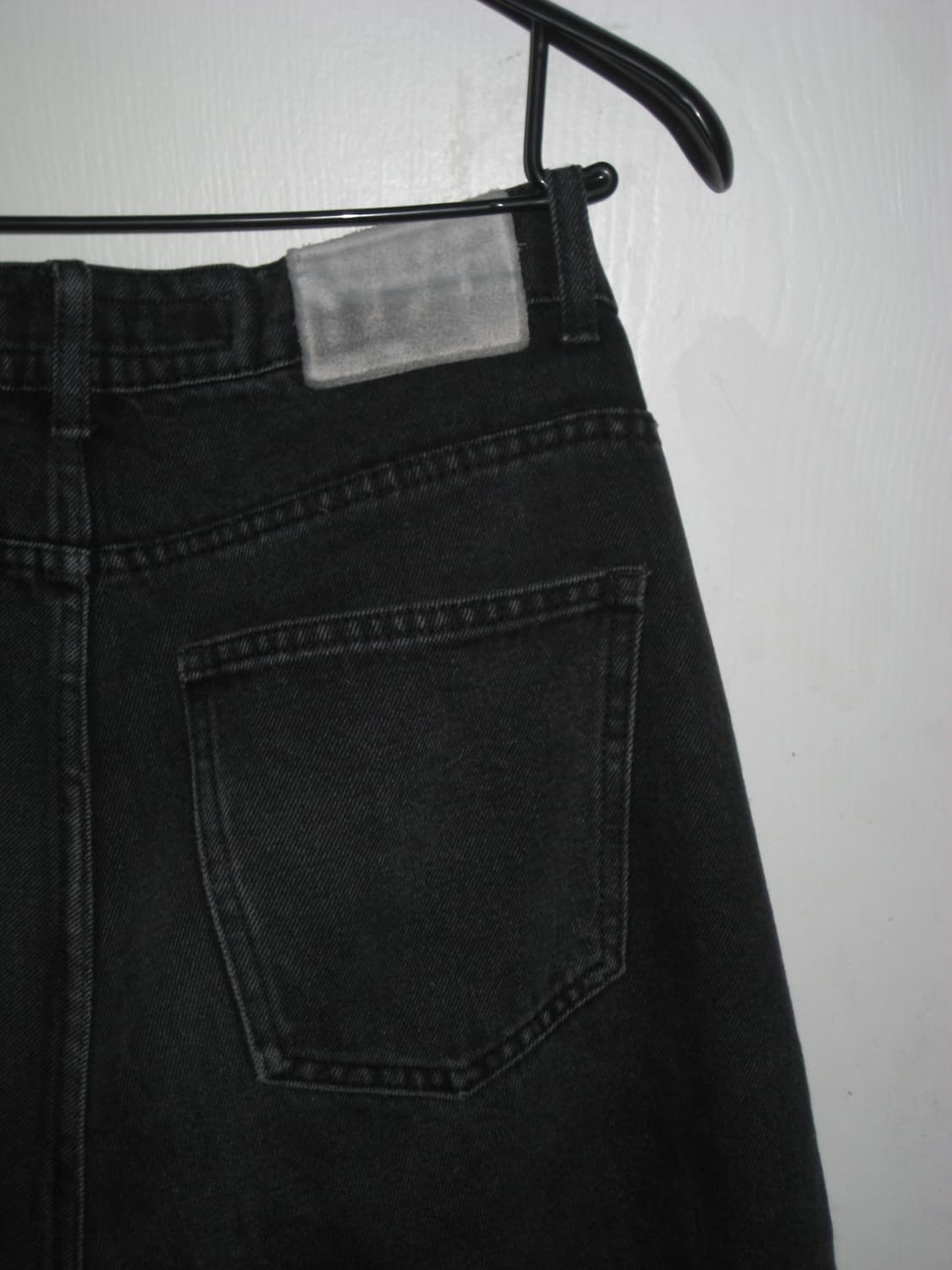 스웨이드 suade사에 블랙 데님 팬츠 라지 사이즈 상품이미지4