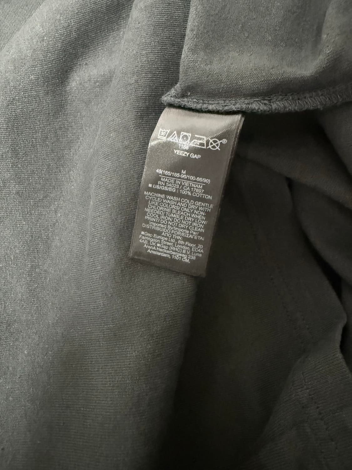 이지갭 롱슬리브 M yeezy yzy 상품이미지3