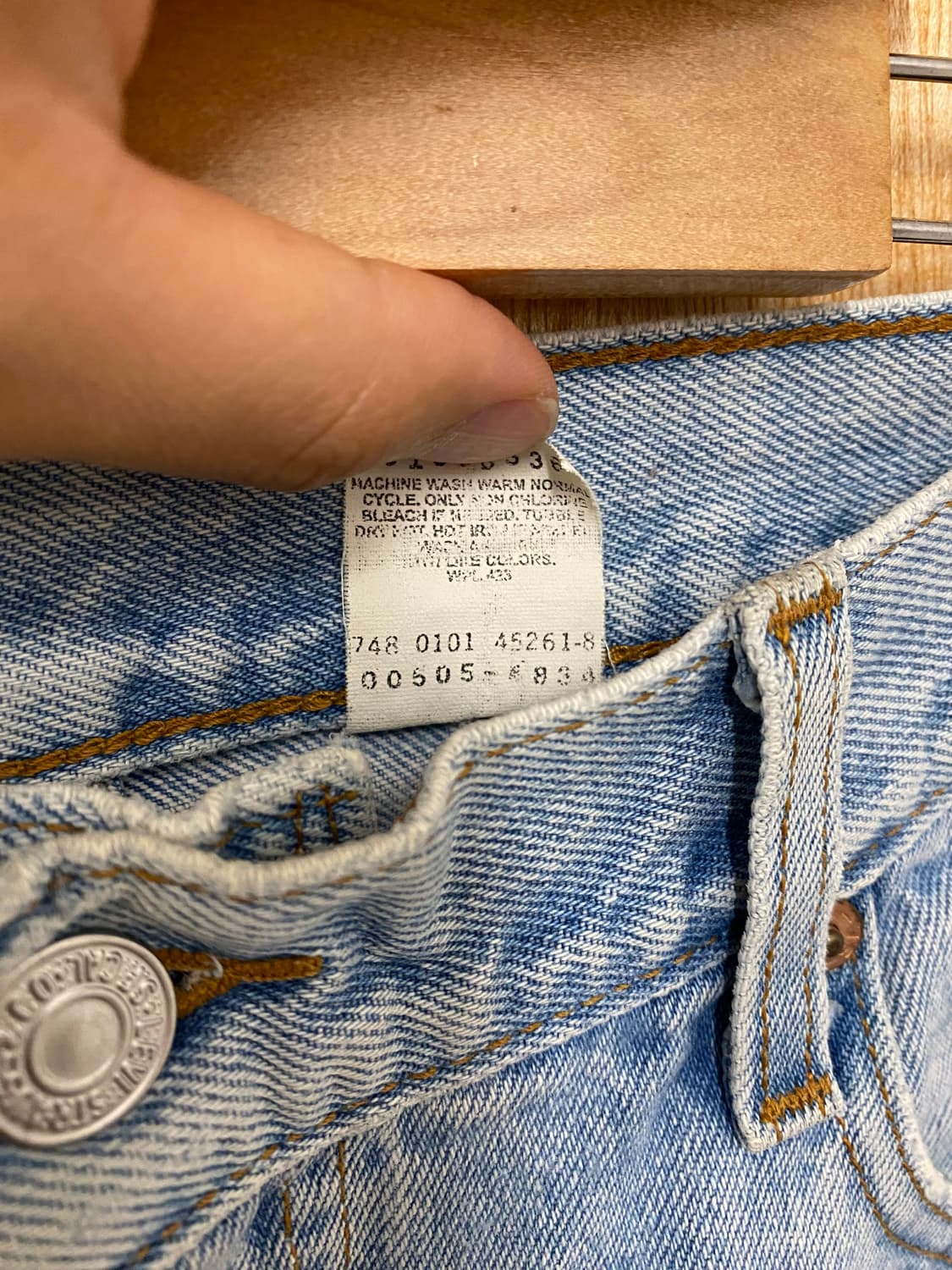 00's LEVI'S 505 denim pants 상품이미지10