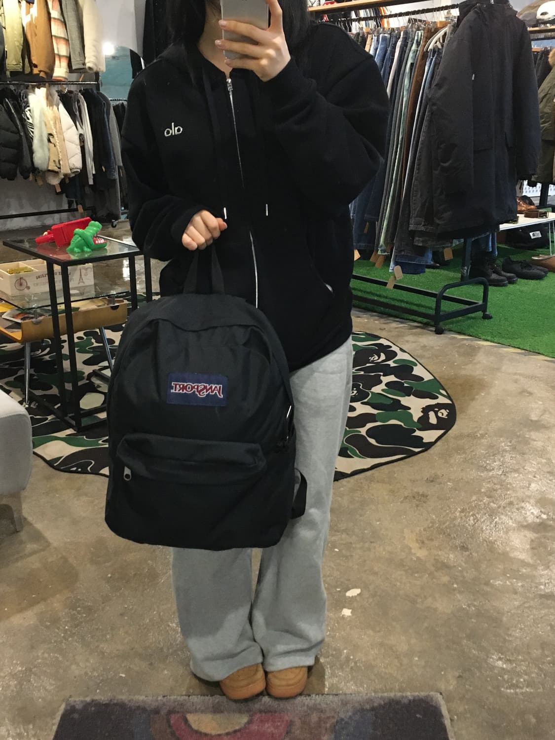 잔스포츠 백팩 블랙 상품이미지4