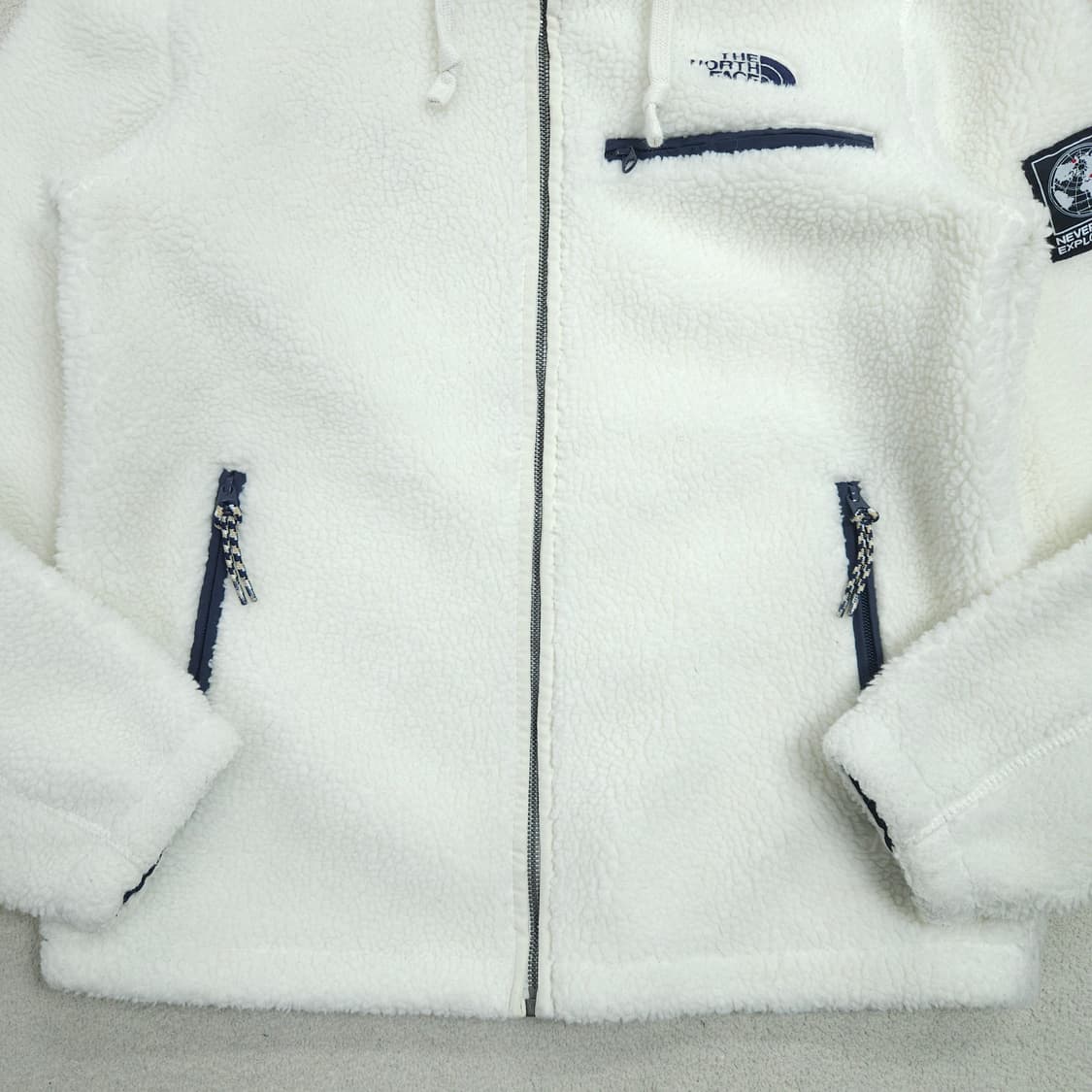 노스페이스 세이브 더 얼스 후리스 후드 집업 M 상품이미지5