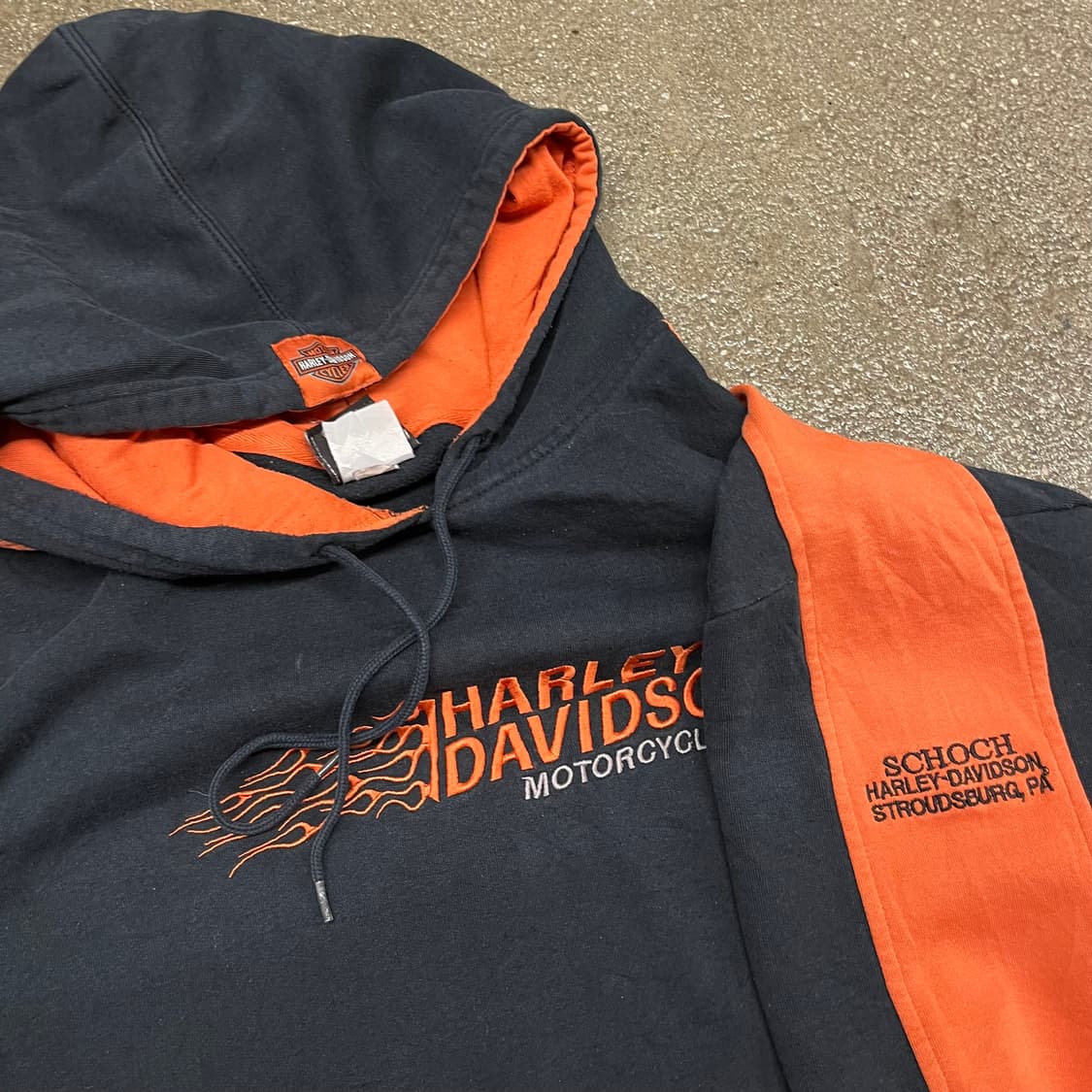 할리데이비슨 플레임 로고 후드티 (110) 상품이미지2