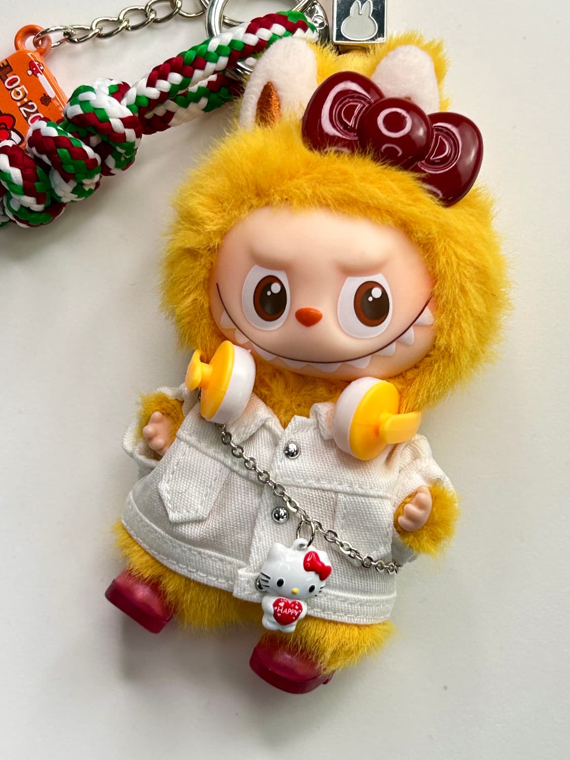 (1)🙊미니라부부+😻키티 조합 커스텀키링“Y” 상품이미지7