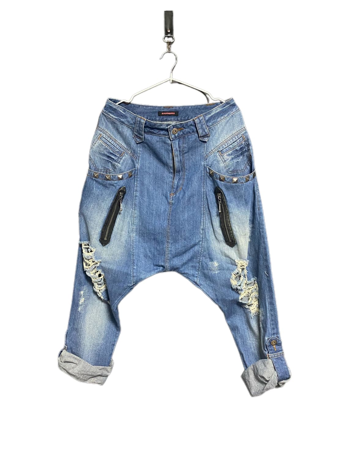 Algonquins print denim pants 상품이미지1