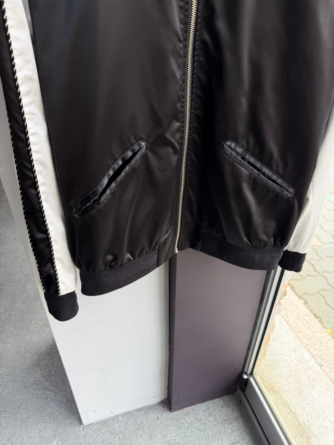 105/ 시스템옴므 자수패턴 스카쟌 집업 자켓 상품이미지5