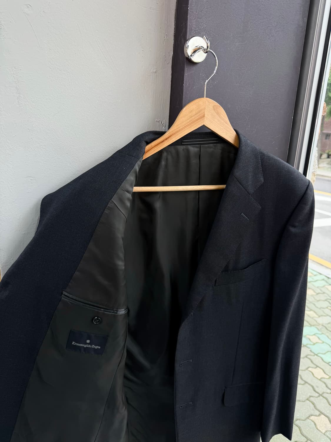 50/ 에르메네질도 제냐 3B 울 블레이저 자켓 상품이미지5