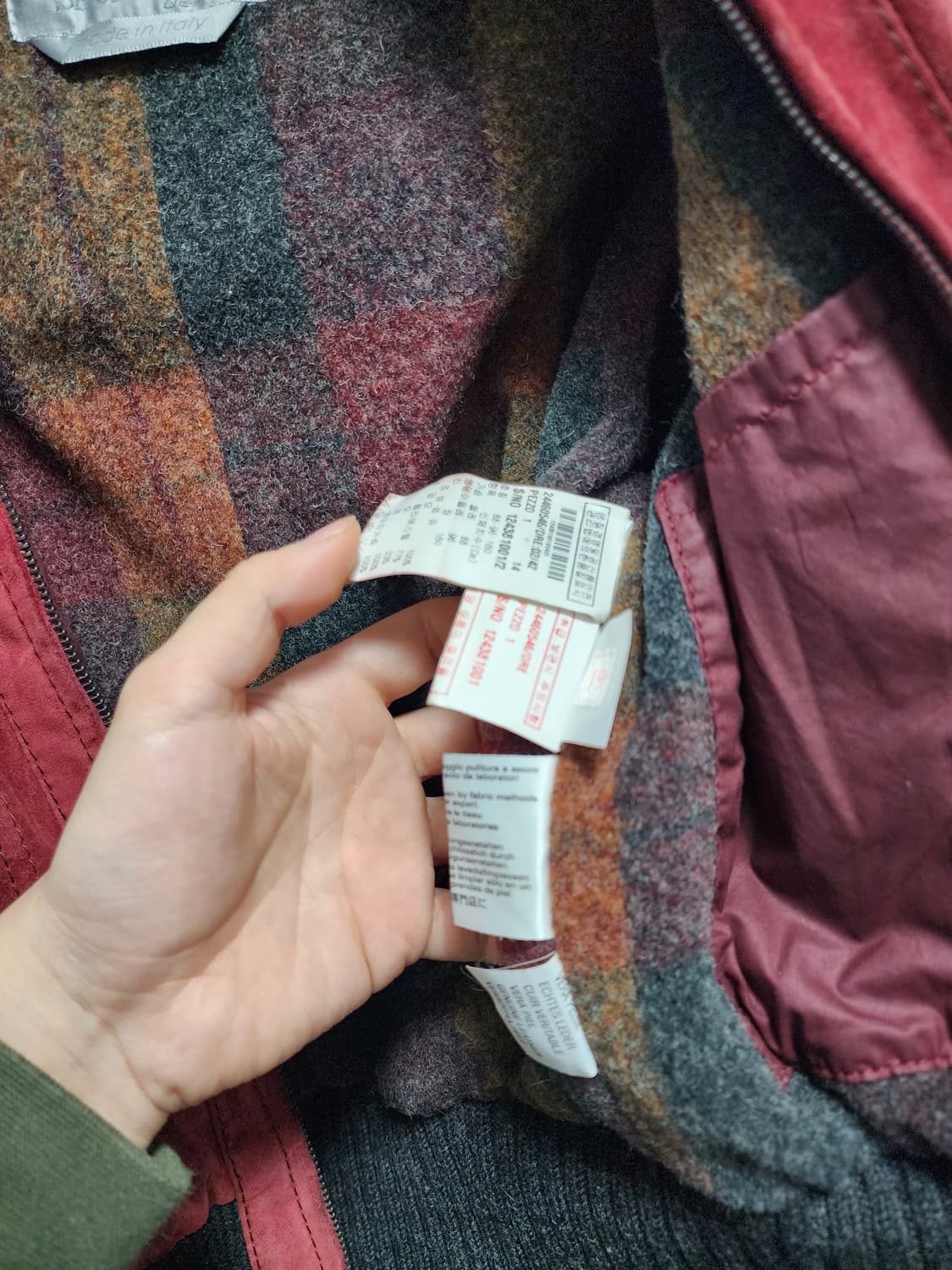 막스마라 Y2K 스포츠막스 송아지가죽배색 크롭자켓 상품이미지6