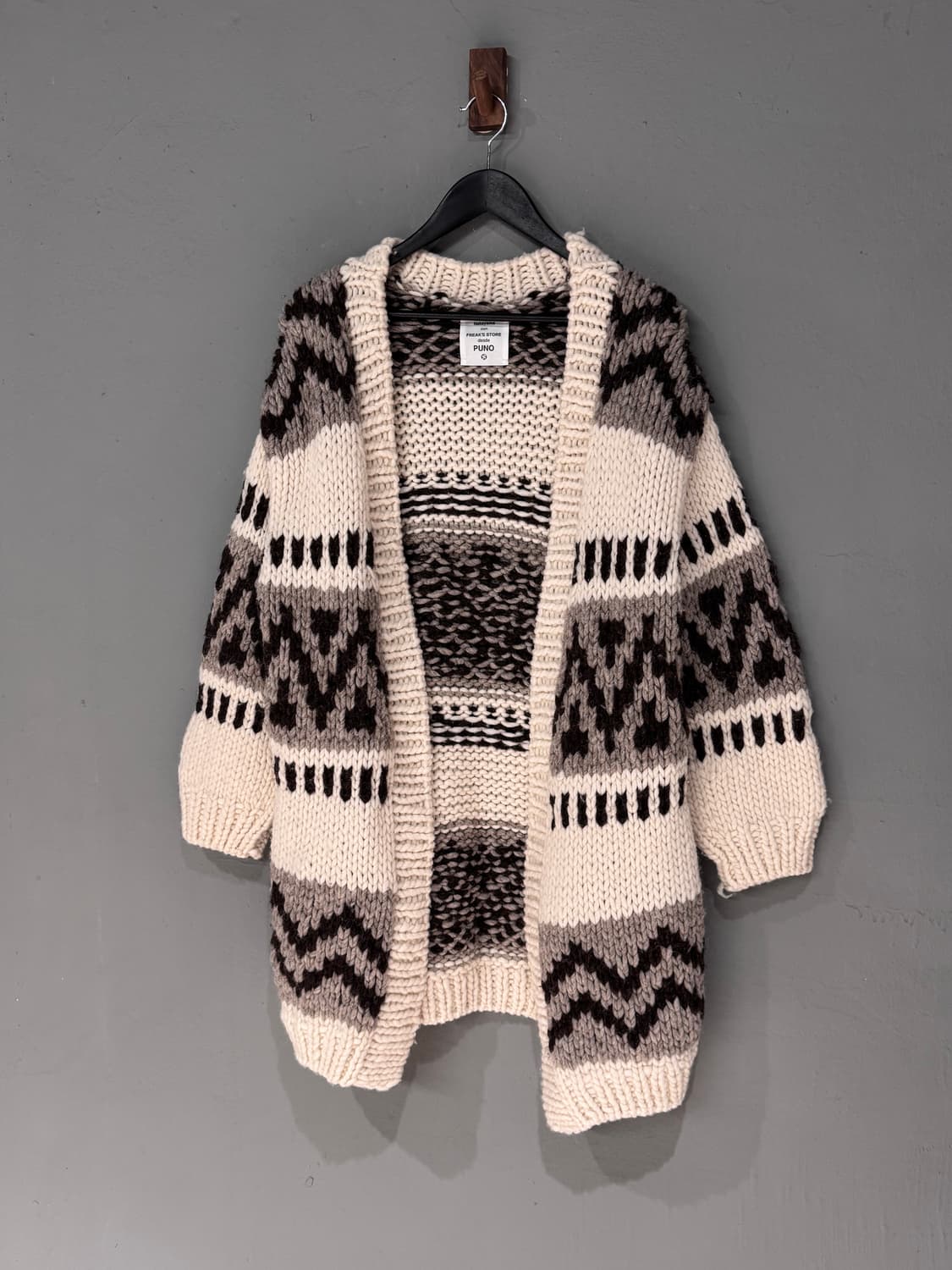 프릭스스토어 x Nakayama 울 코위찬 가디건 상품이미지1