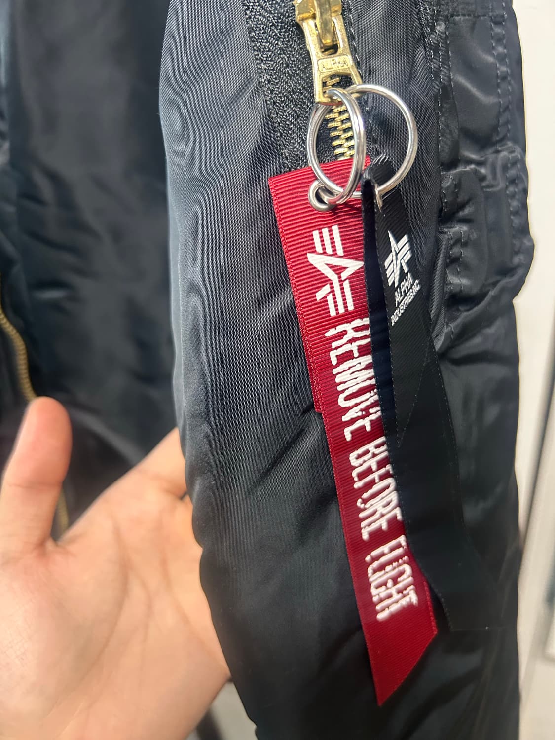 알파인더스트리 ma-1 항공 점퍼 상품이미지6