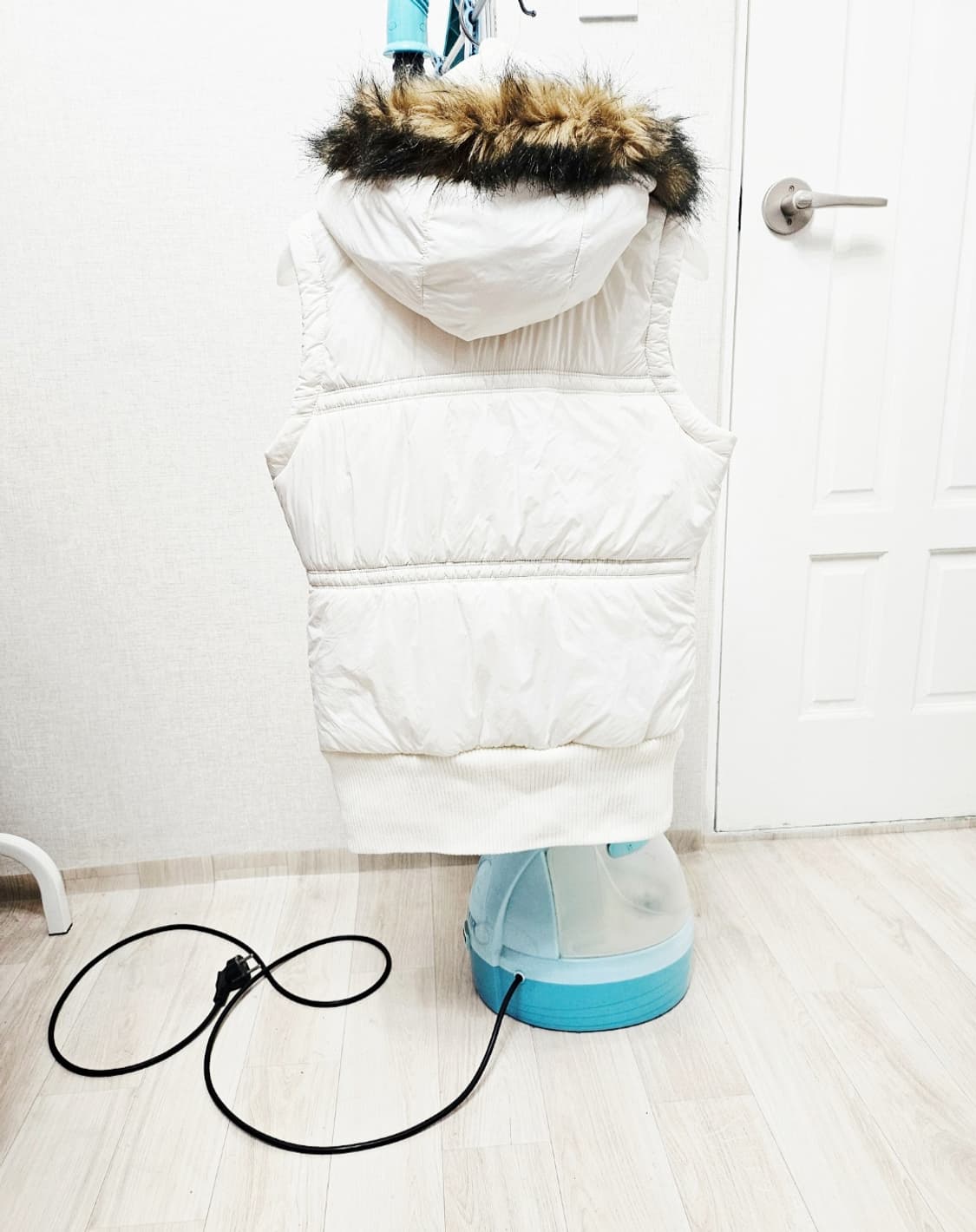 (85)XS ☆초대장급☆ 아디다스 파이어버드 [화이트실버] 패딩조끼 상품이미지5