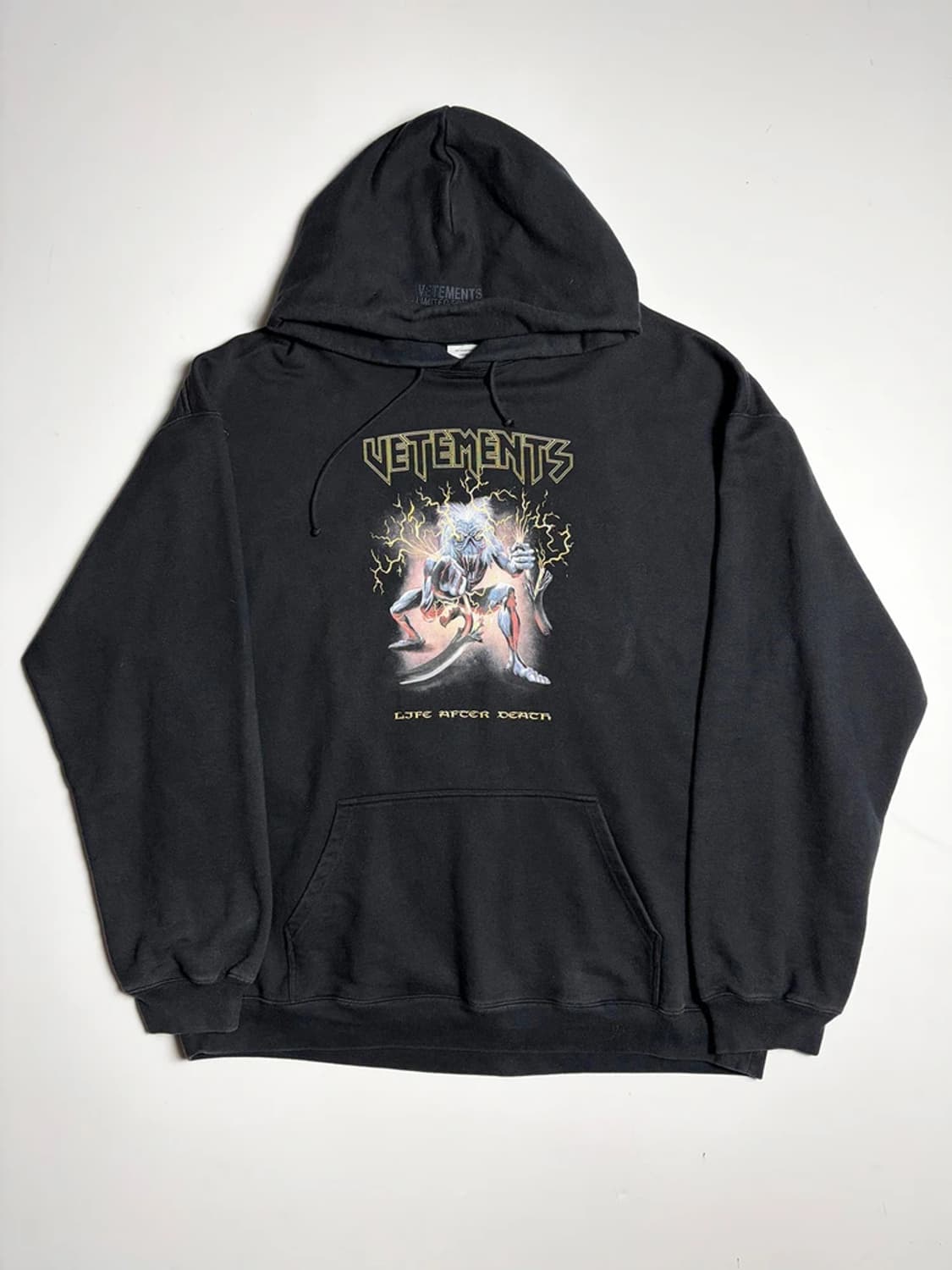 베트멍 21SS 일렉트릭 로고 헤비메탈 후드티 R1295 상품이미지1