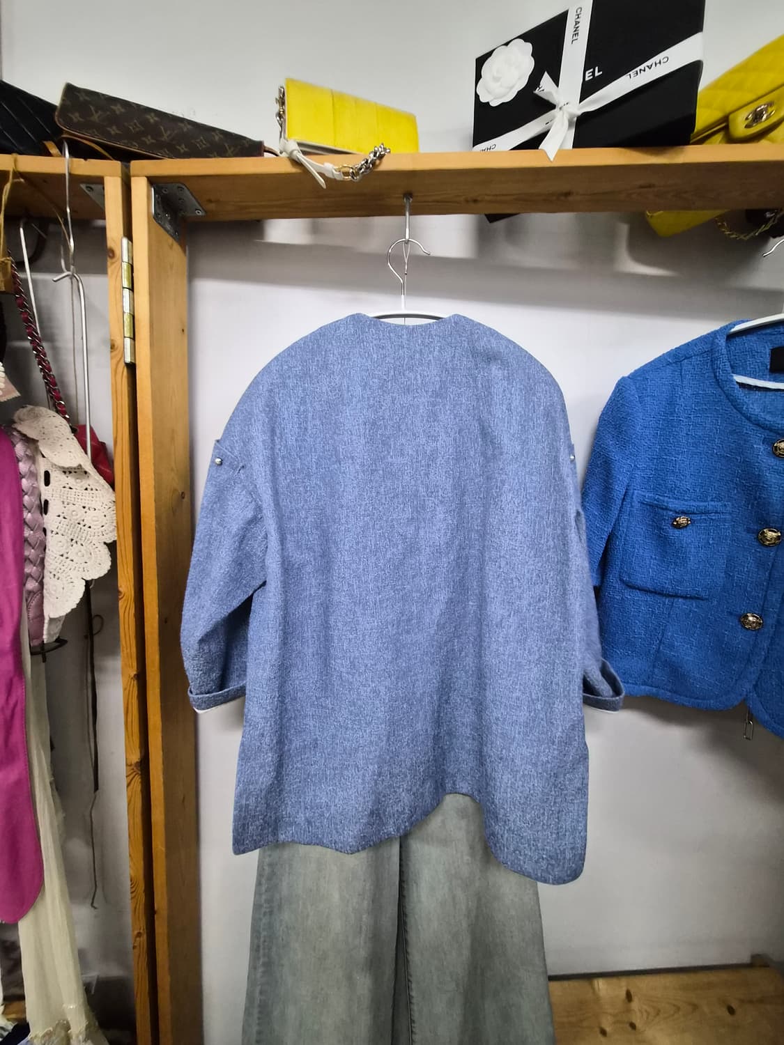 나이스클랍 진주 포인트 자켓 상품이미지7