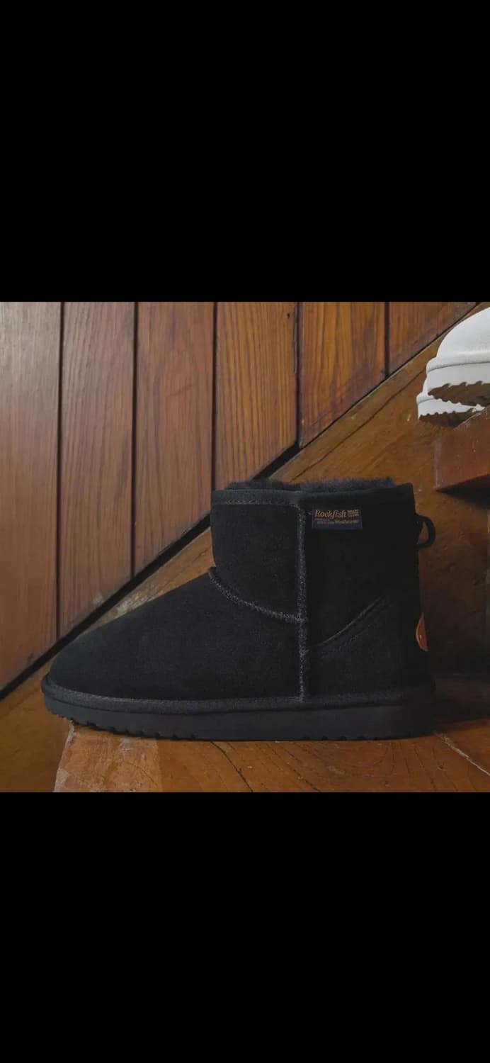 락피쉬웨더웨어 오리지널 윈터 부츠 숏(6인치) 블랙 상품이미지1