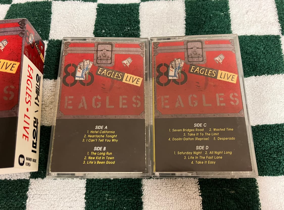 Eagles 이글스 밴드 더블 앨범 카세트테이프 상품이미지2
