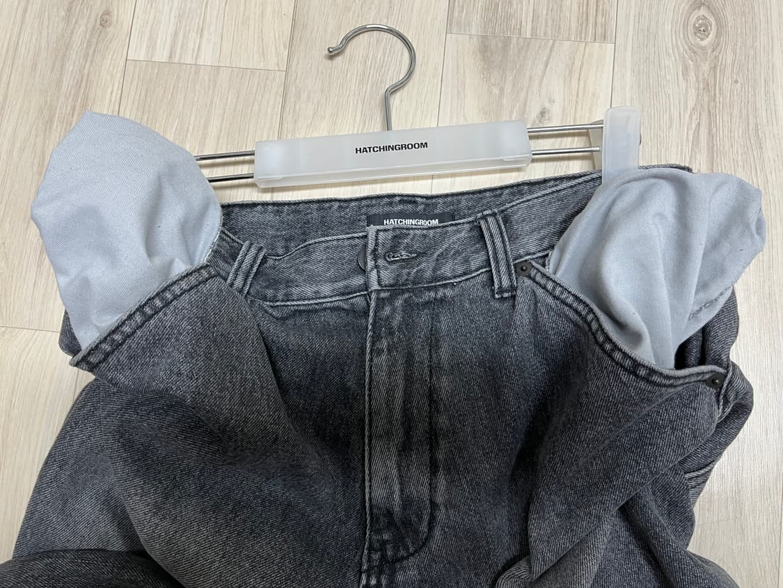 해칭룸 와이드 커브진 2사이즈 상품이미지7