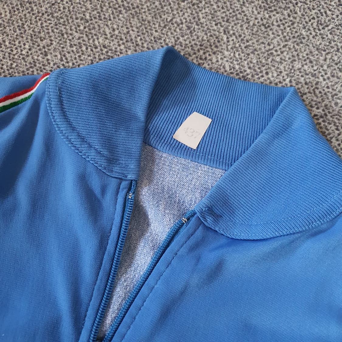 90s 이탈리아 공군 트렉탑 져지 no.76 상품이미지5