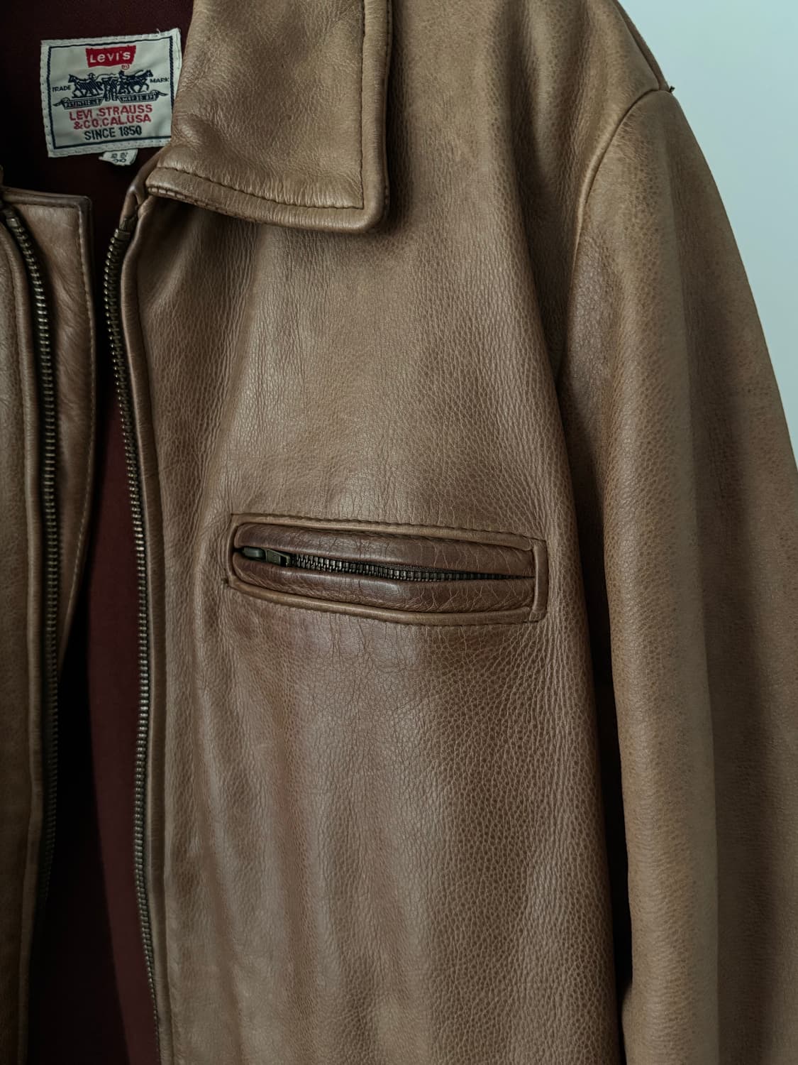 리바이스 싱글 레더자켓 상품이미지3