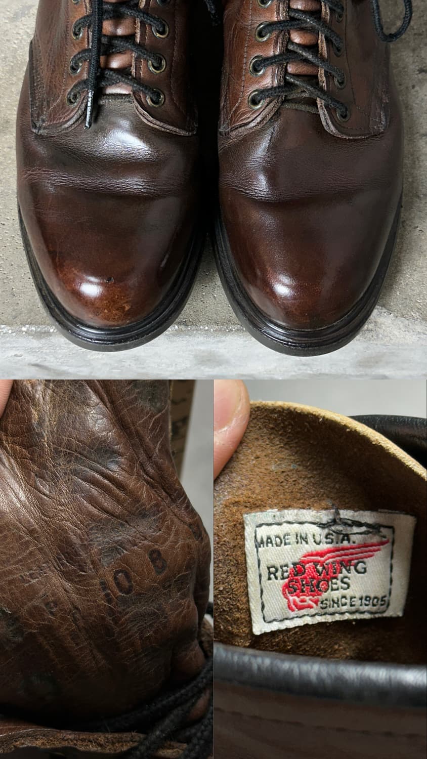 90's OG USA Made 레드윙 953 부츠 오스틴 버틀러 상품이미지9