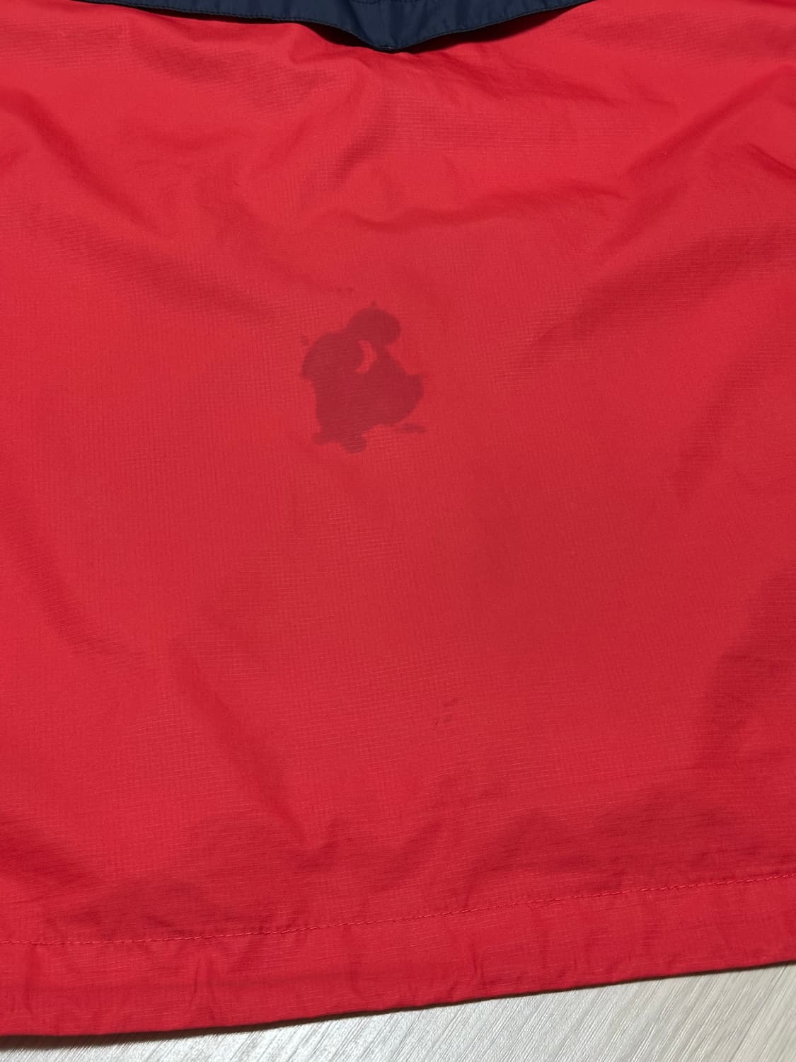 00's 나이키 ACG 배색 후드 바람막이 자켓 레드 네이비 상품이미지5