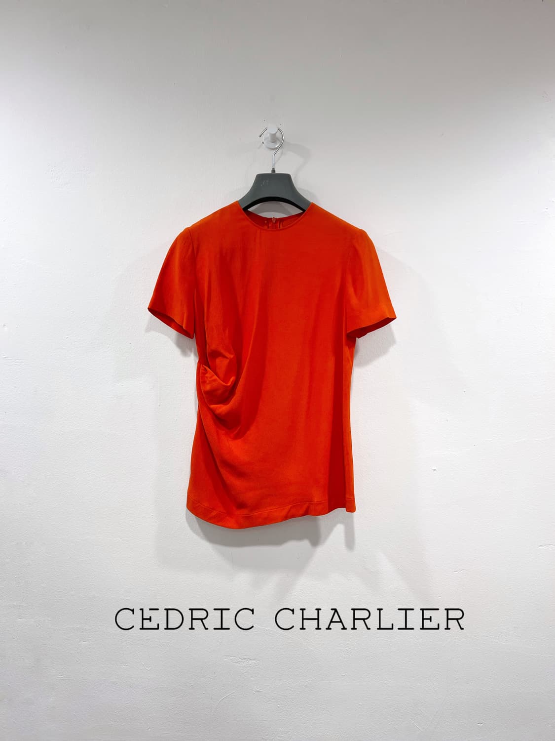 CEDRIC CHARLIER 세드릭 샬리에 셔링 블라우스 상품이미지1