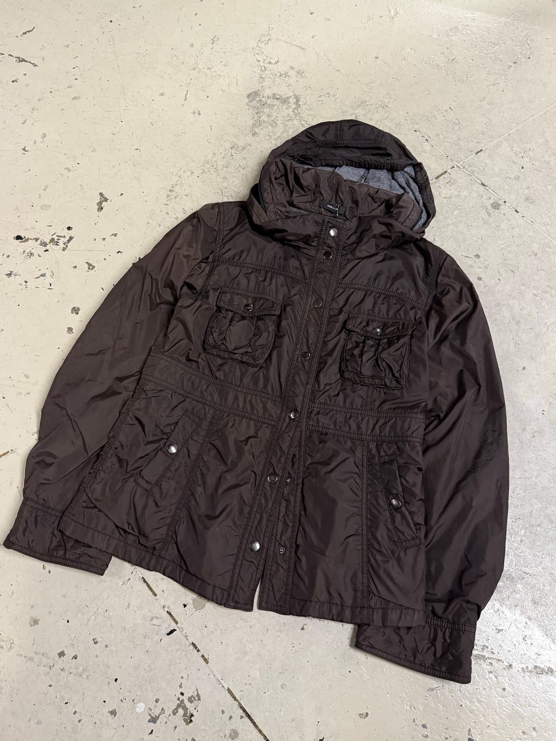 high-neck pocket detail nylon hood jk 상품이미지6