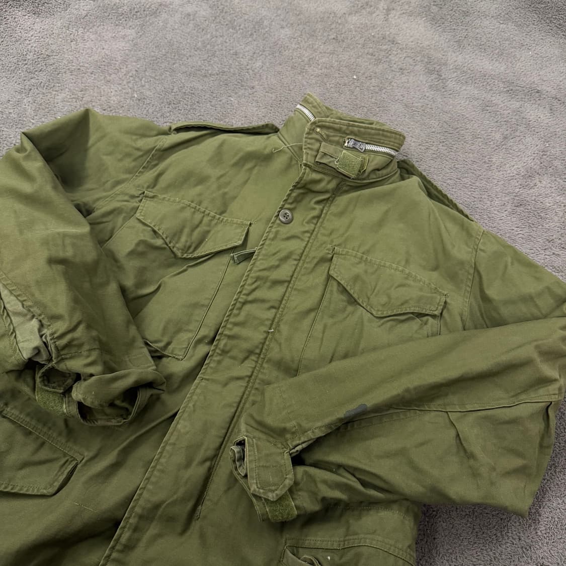 [정품/S] 67s 알파인더스트리 미군 M-65 필드 자켓 상품이미지1