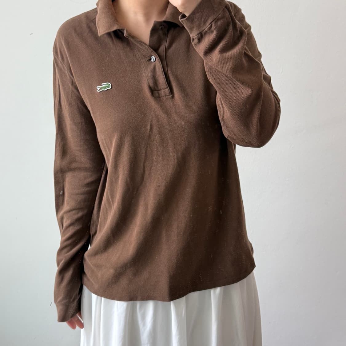 [4] 라코스테 브라운 카라티셔츠 상품이미지2