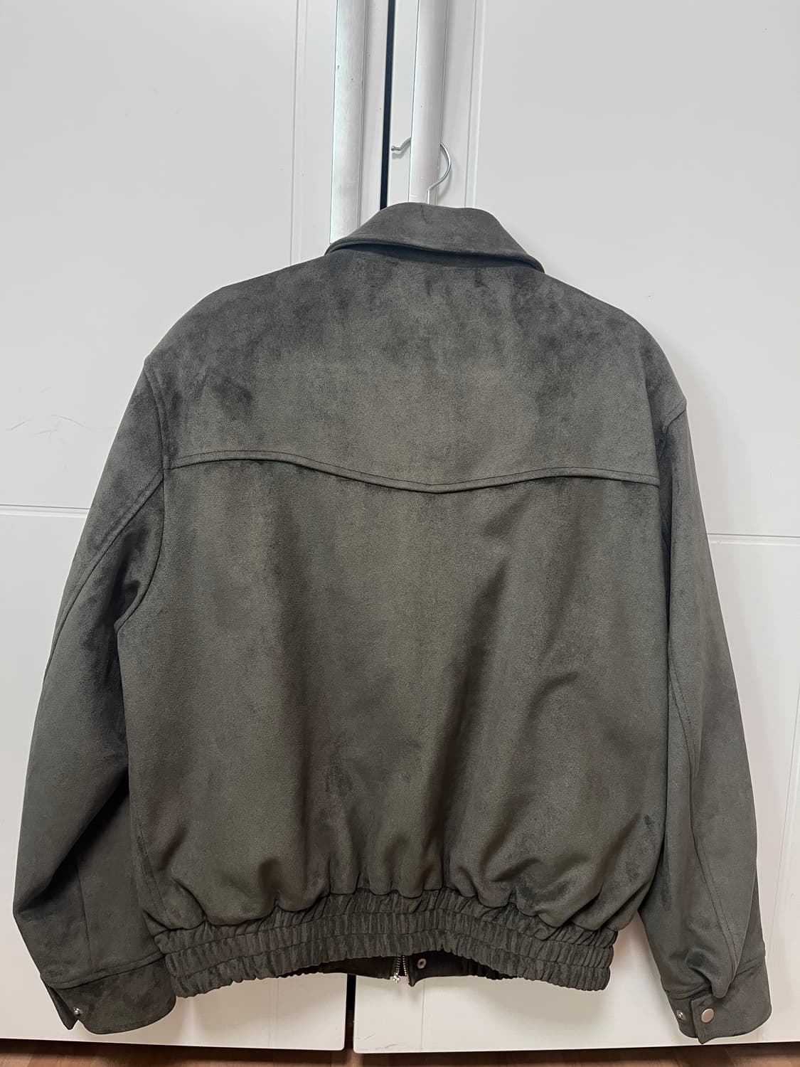 지플리시 스웨이드 자켓 카키 L 상품이미지3