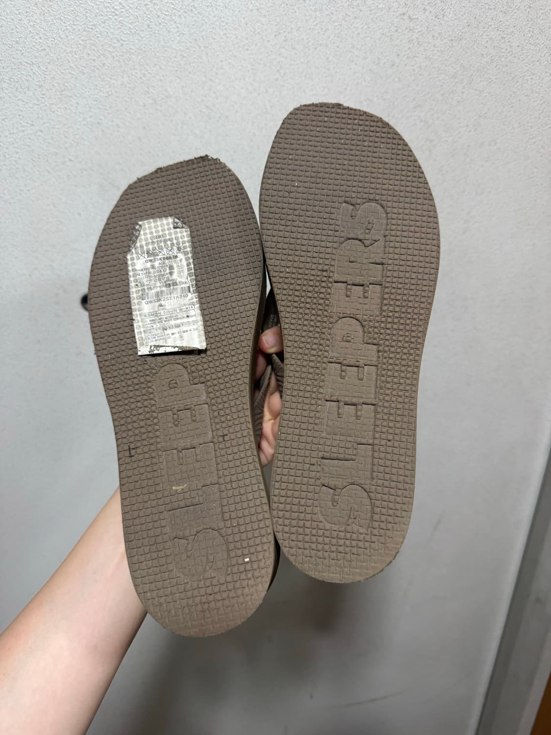 Sleepers 하이플랫폼 조리 샌드 240 플립플랍 상품이미지4