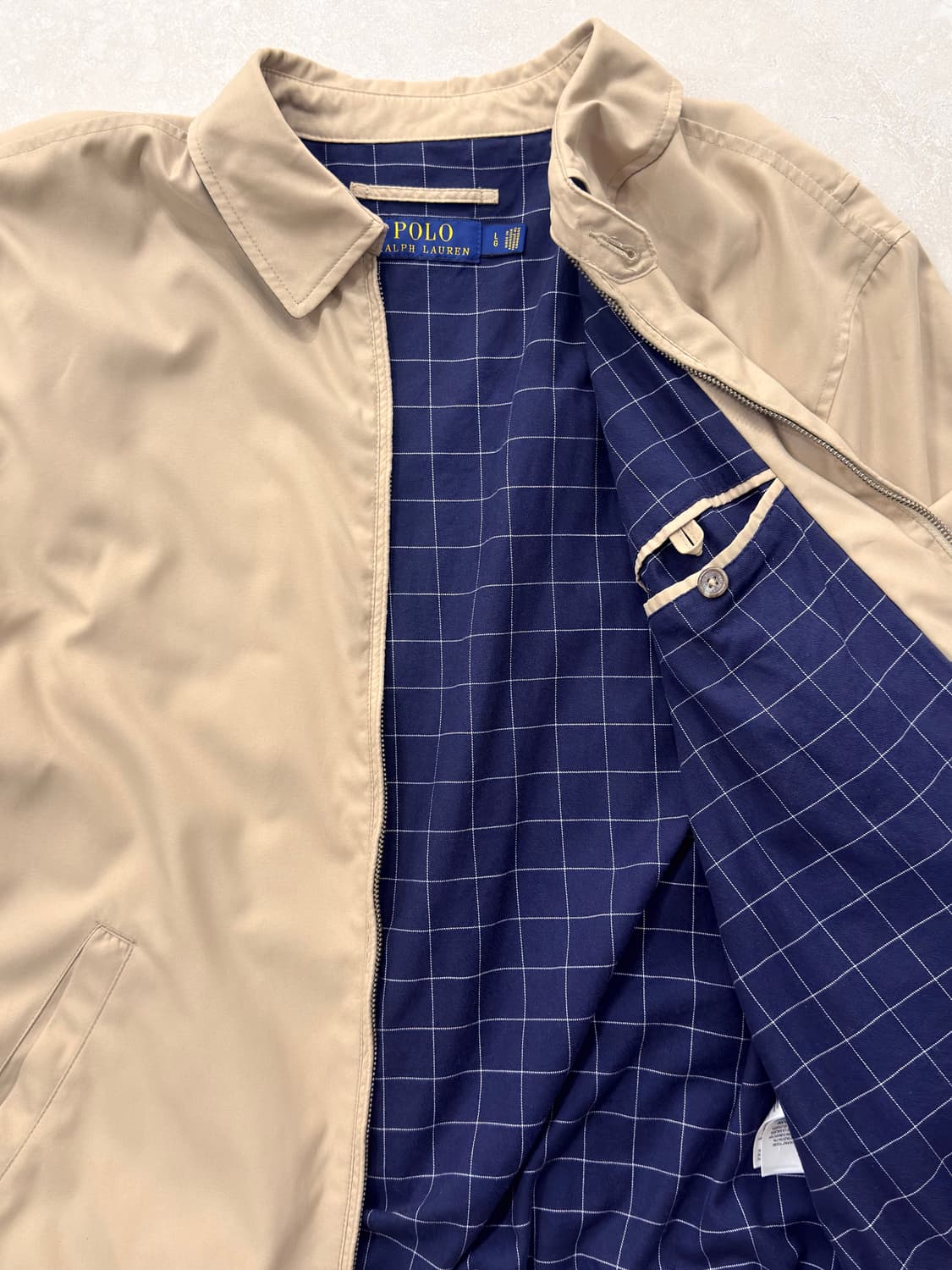 폴로랄프로렌 바이스윙자켓 베이지 L사이즈 상품이미지3