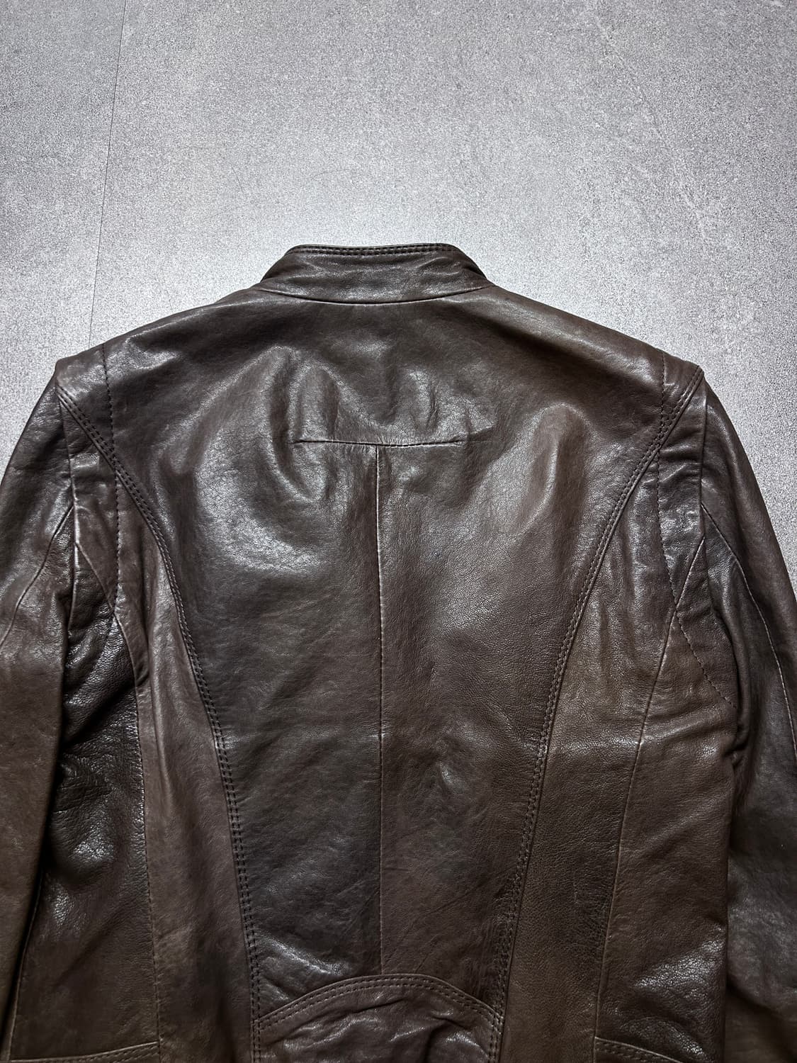 질 스튜어트 비대칭 레더 자켓 상품이미지6