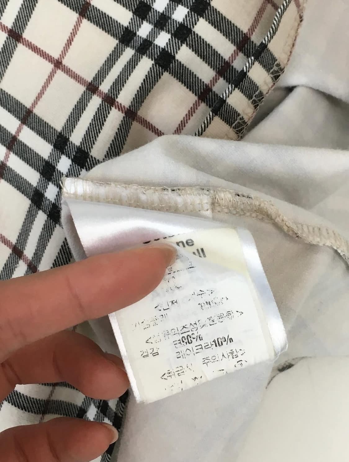 Burberry 버버리 노바체크 우먼라인 티셔츠 상품이미지5