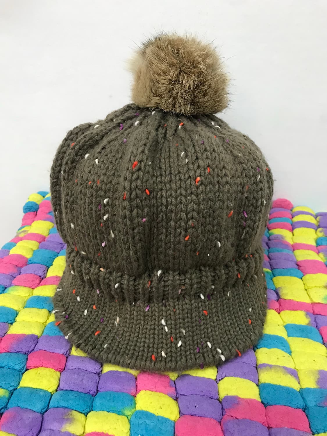 빈티지 니트 방울모자  상품이미지4