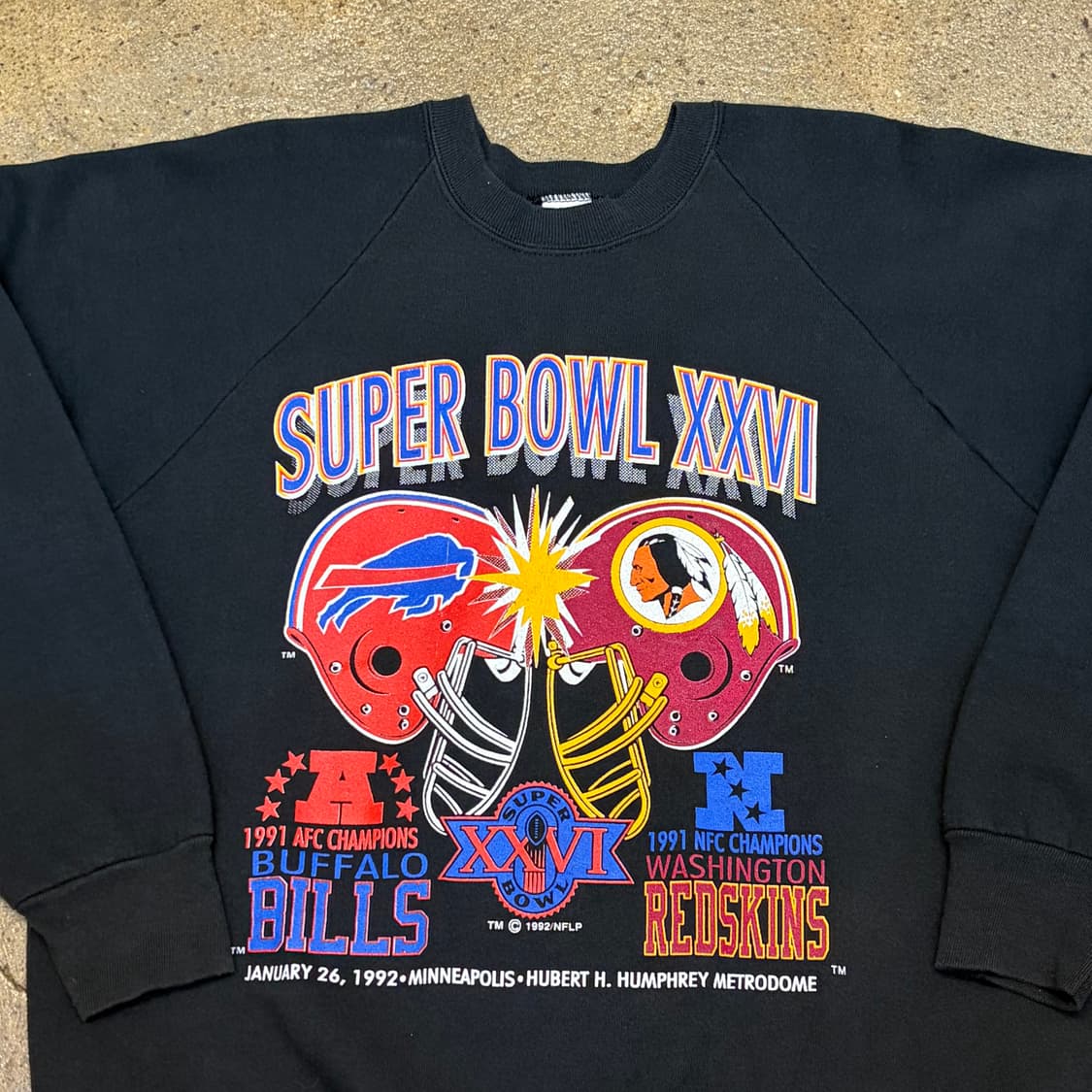 90s Made in USA 미국 빈티지 NFL 슈퍼볼  맨투맨 상품이미지3