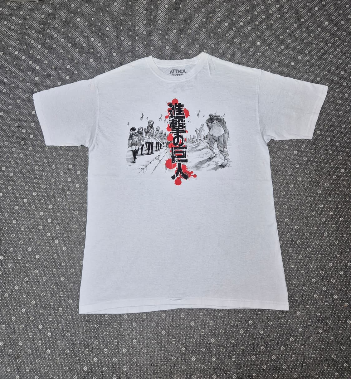 [L,실측XL] 진격의거인 오피셜 티셔츠 -221 상품이미지2