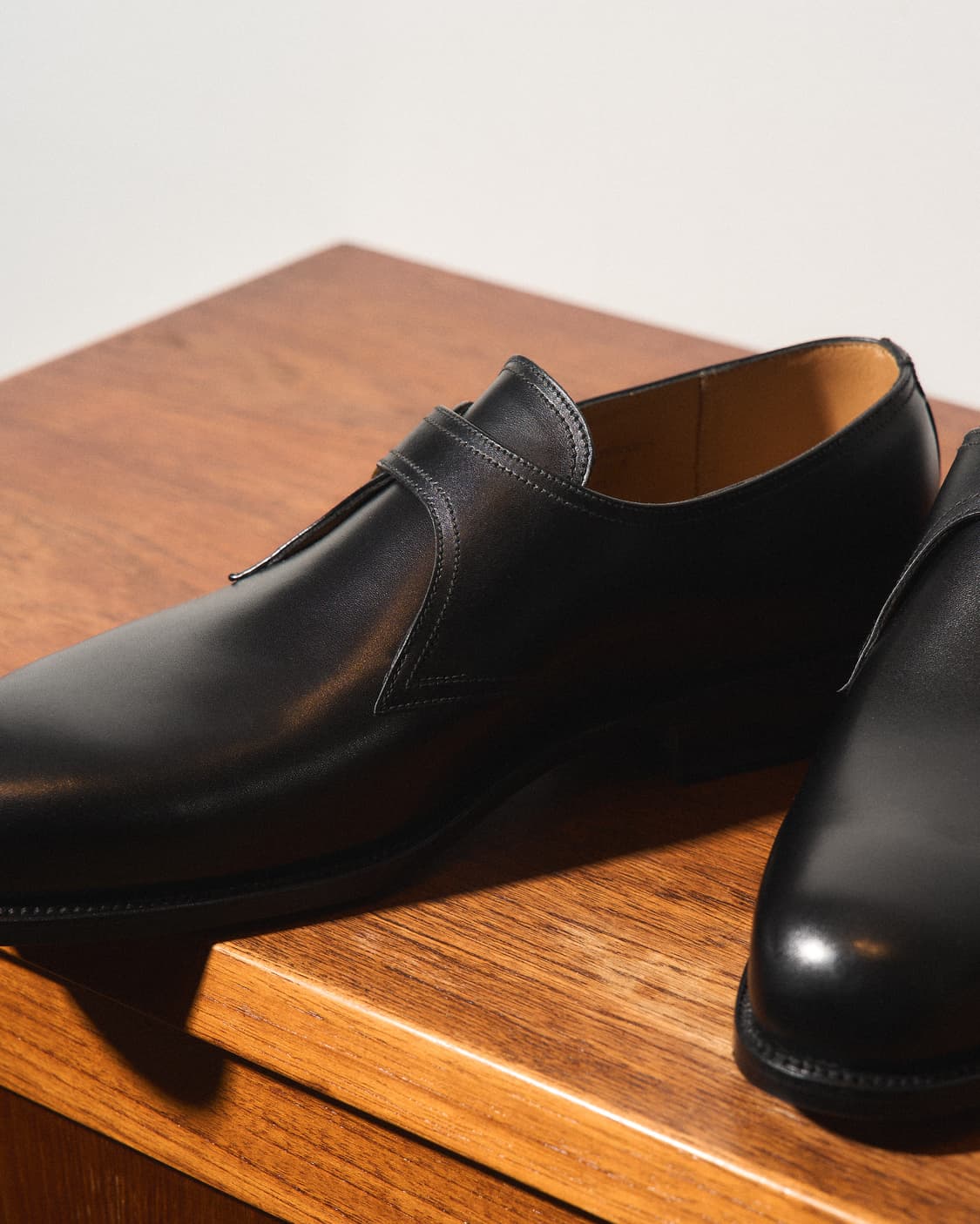 Simple Buckle 231 Derby Black Boxcalf 상품이미지8